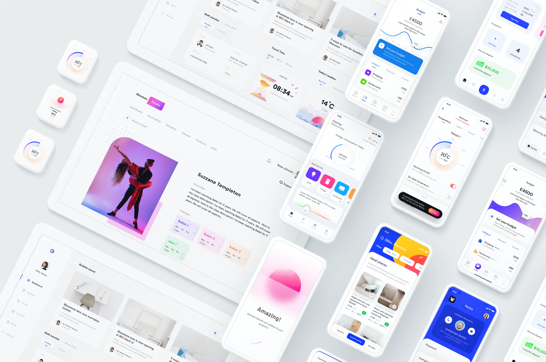 artora agency ui designs